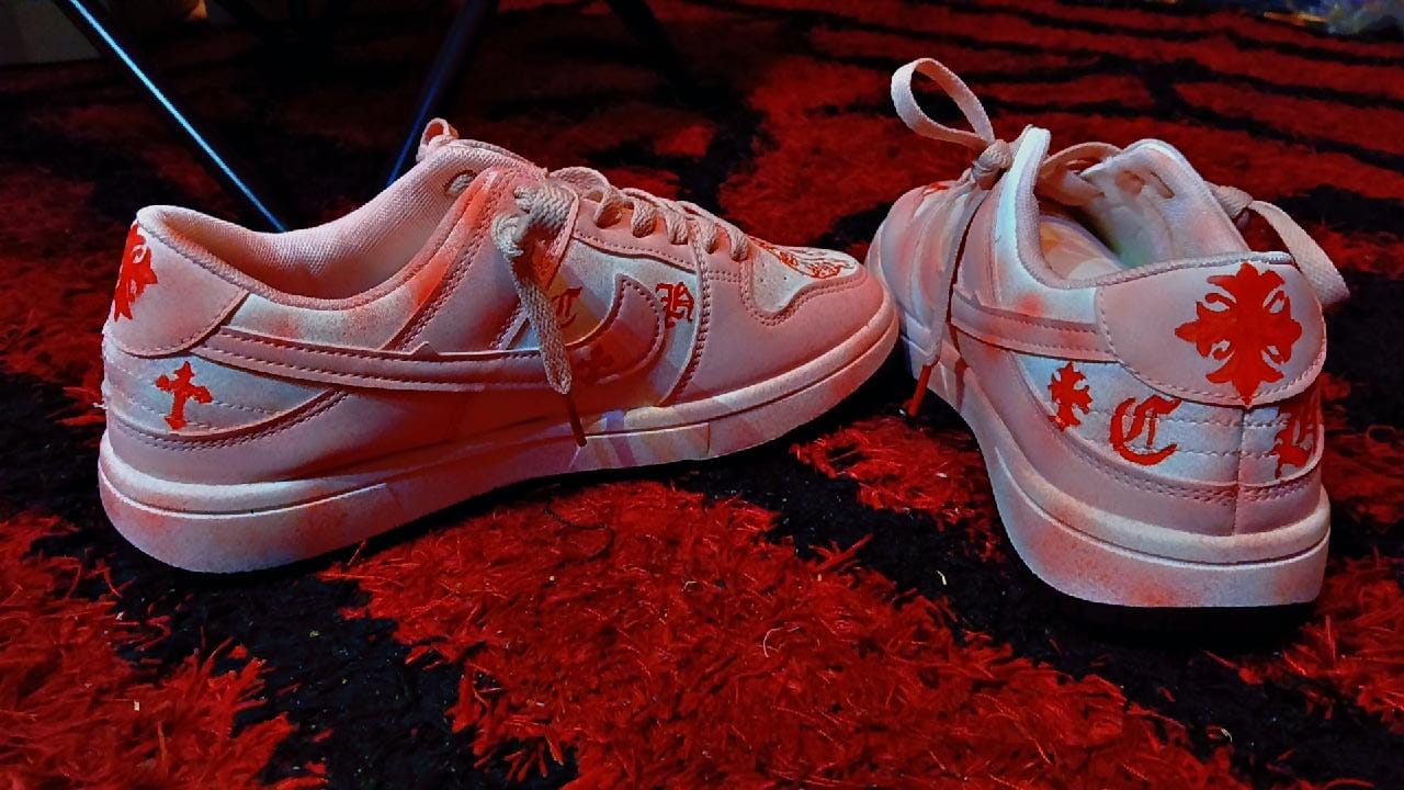 CHROME HEART customized SB dunks